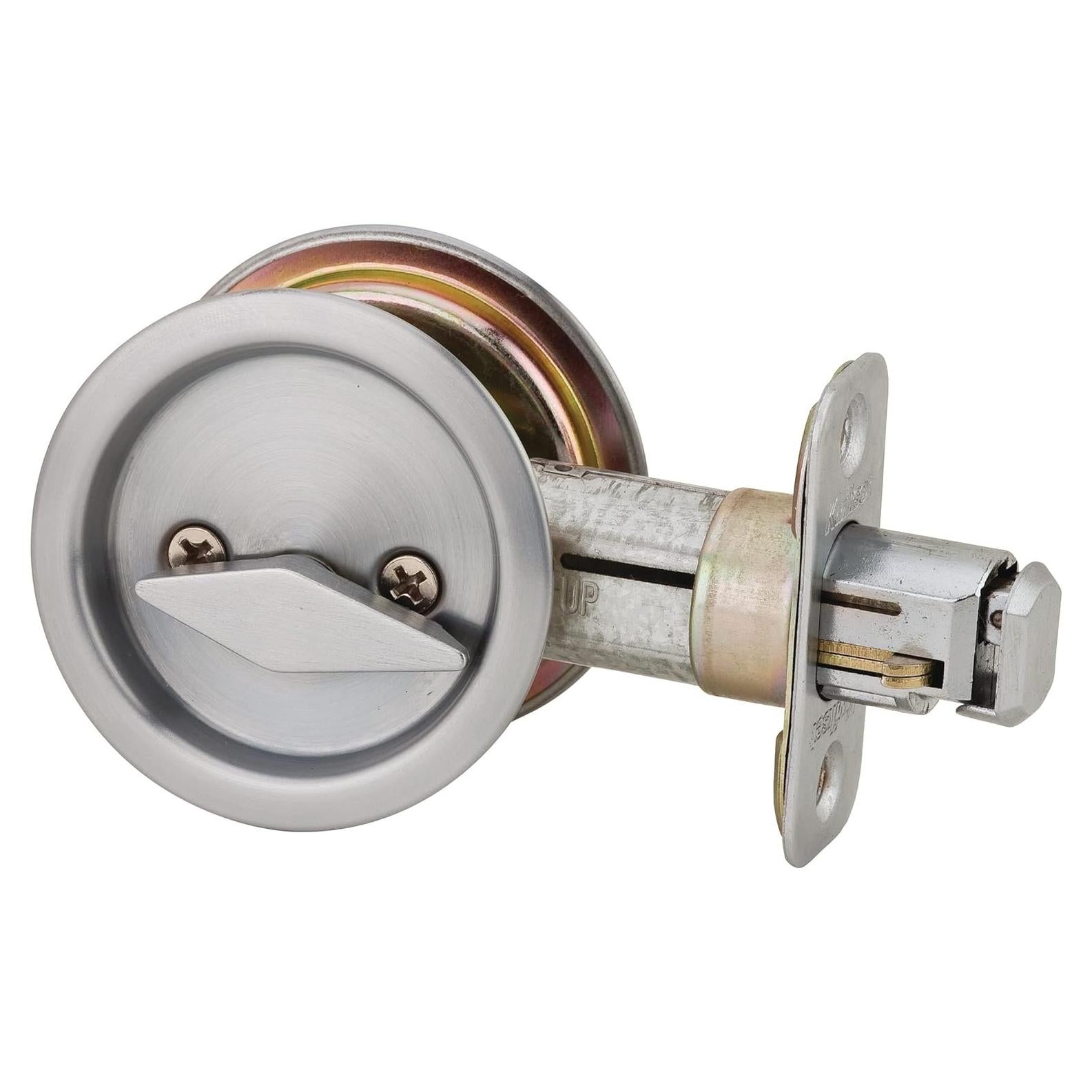 Cerradura de Puerta de Bolsillo Kwikset 335 Cromo Satinado