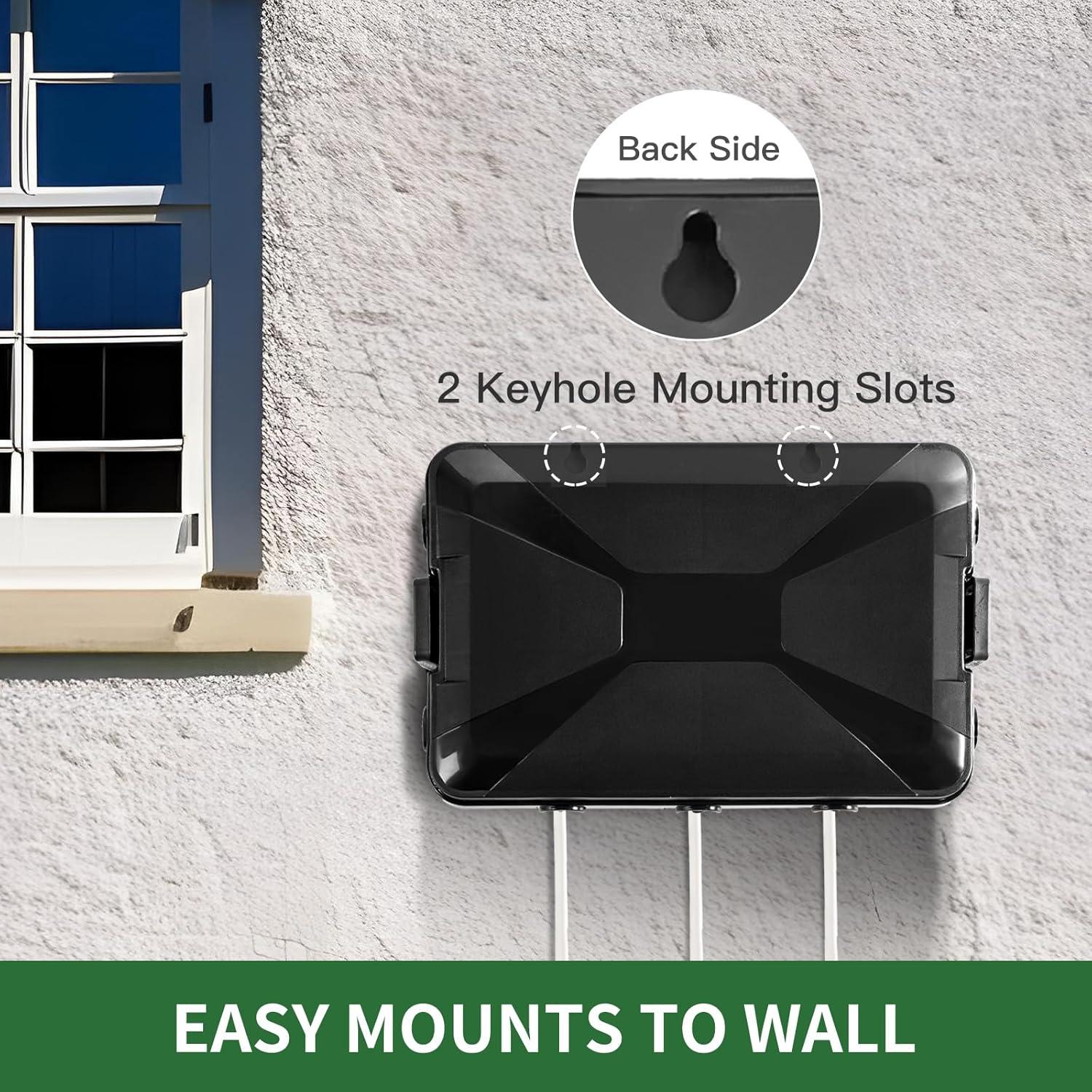 Caja Eléctrica Exterior Impermeable TOTUFY IP54 32.8x21.1x13.2 cm