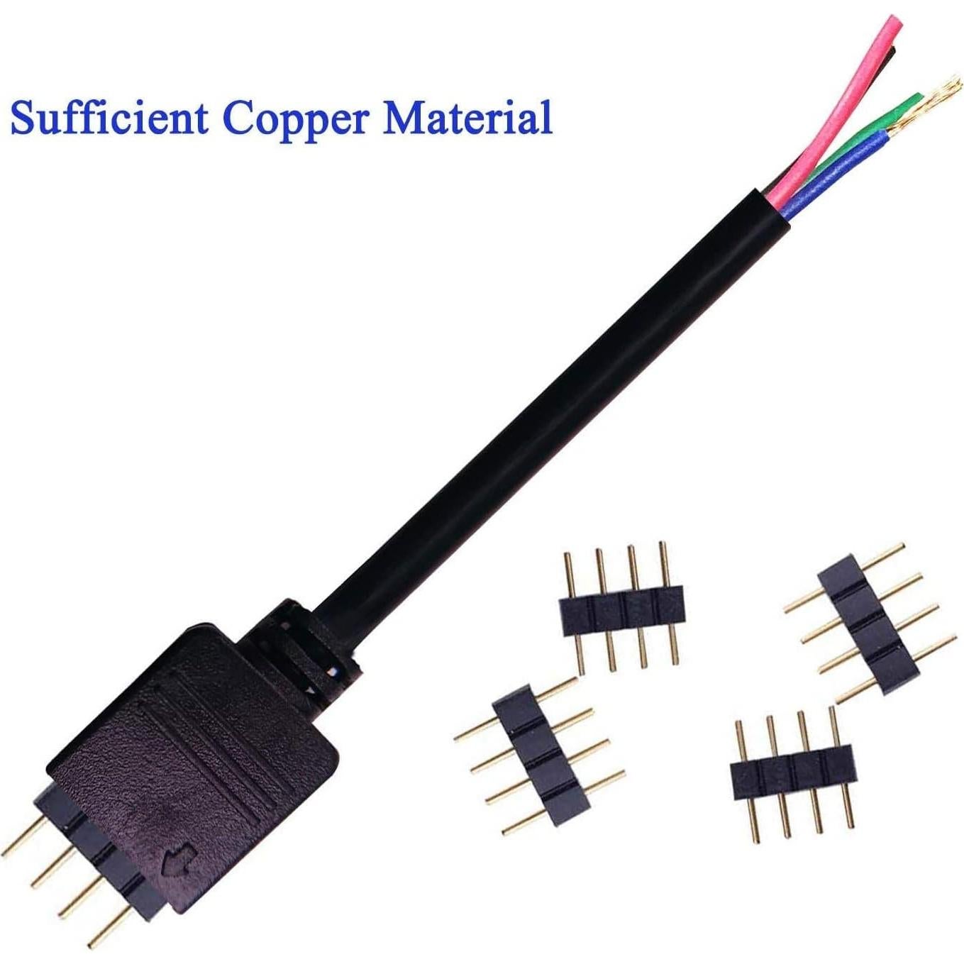 Paquete de 2 Cables Divisor 1 a 2 Vías 4 Pines PAUTIX 30 cm