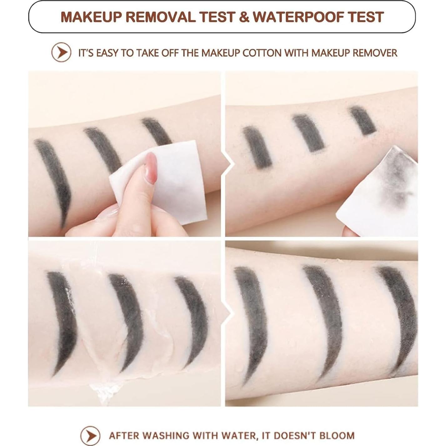 Lápiz de Cejas Negro O'CHEAL Doble Cara con Cepillo Spoolie