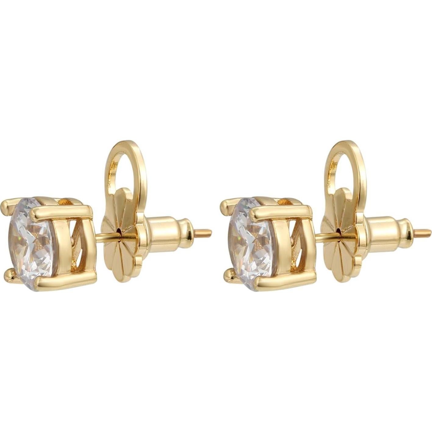 Resortes Bloqueables para Pendientes JIACHARMED 4pcs Oro