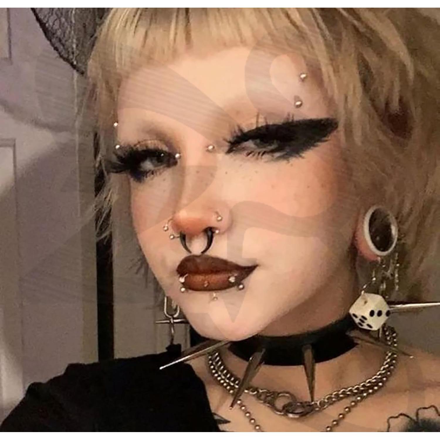 Kit de Expansión de Piercing ZS 9 Pairs Acrílico Hipoalergénico