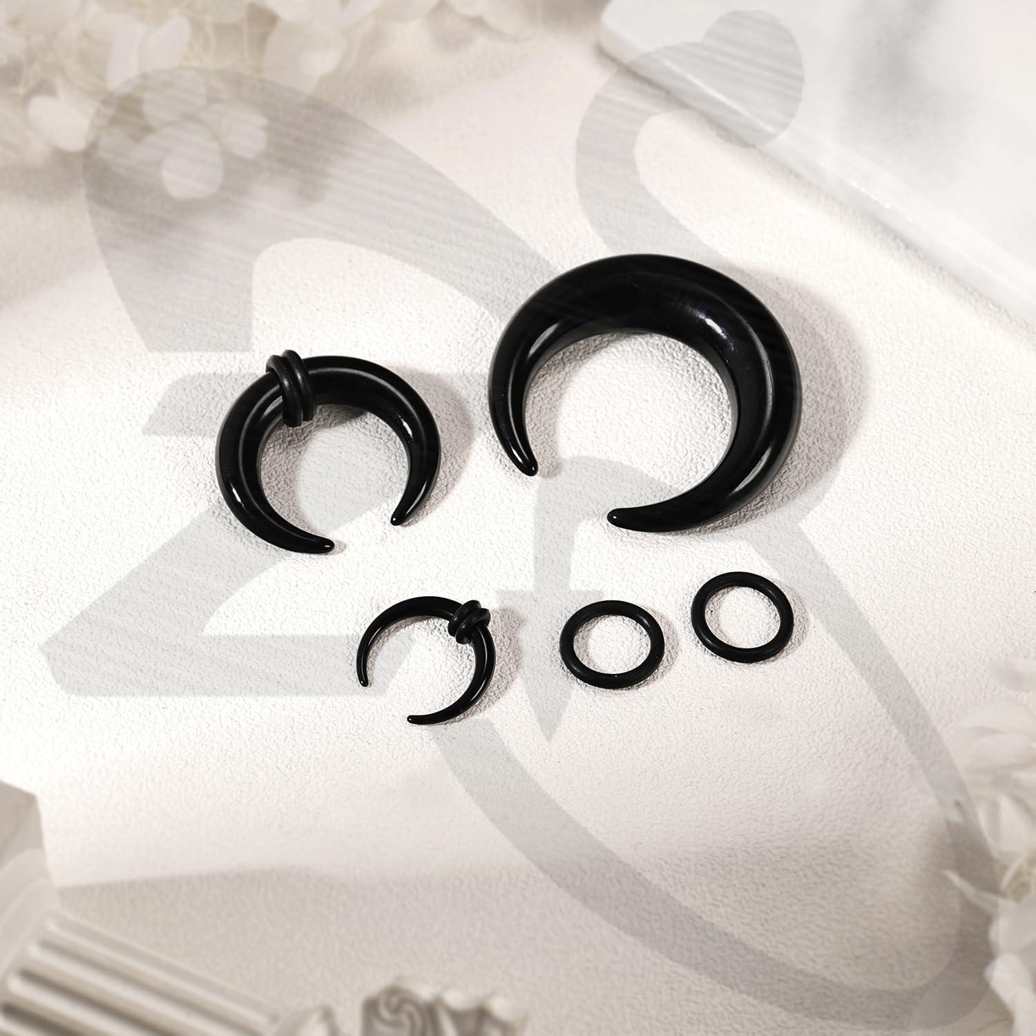 Kit de Expansión de Piercing ZS 9 Pairs Acrílico Hipoalergénico