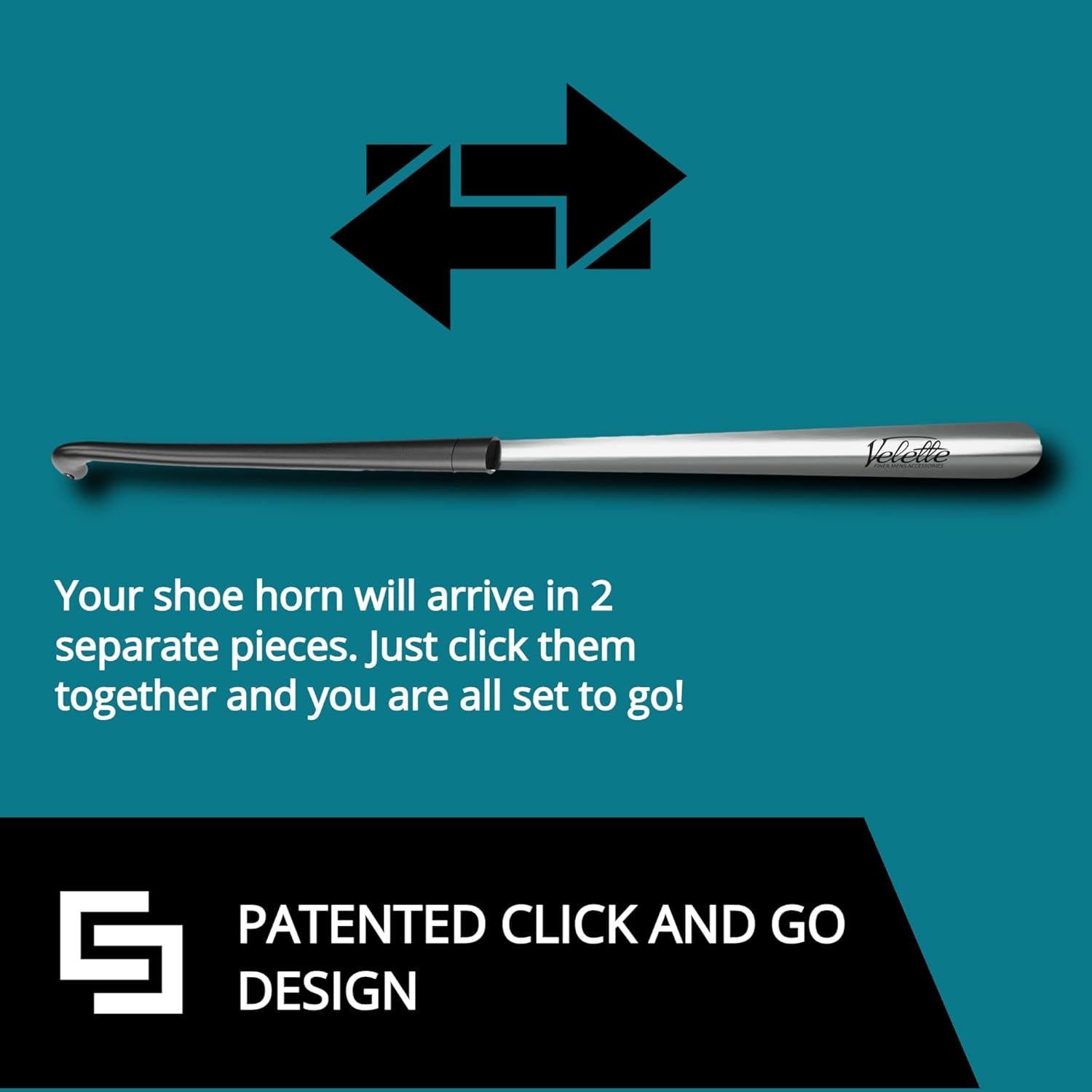 Cuerno de Zapato de Metal 76.2 cm para Adultos y Niños