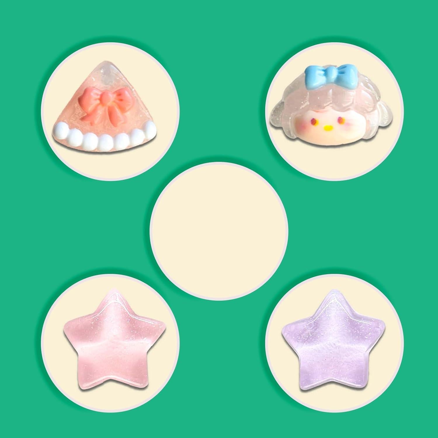 Cute Resin Shoe Charms, Cute Resin Croc Charms Pack for Shoe Decoration