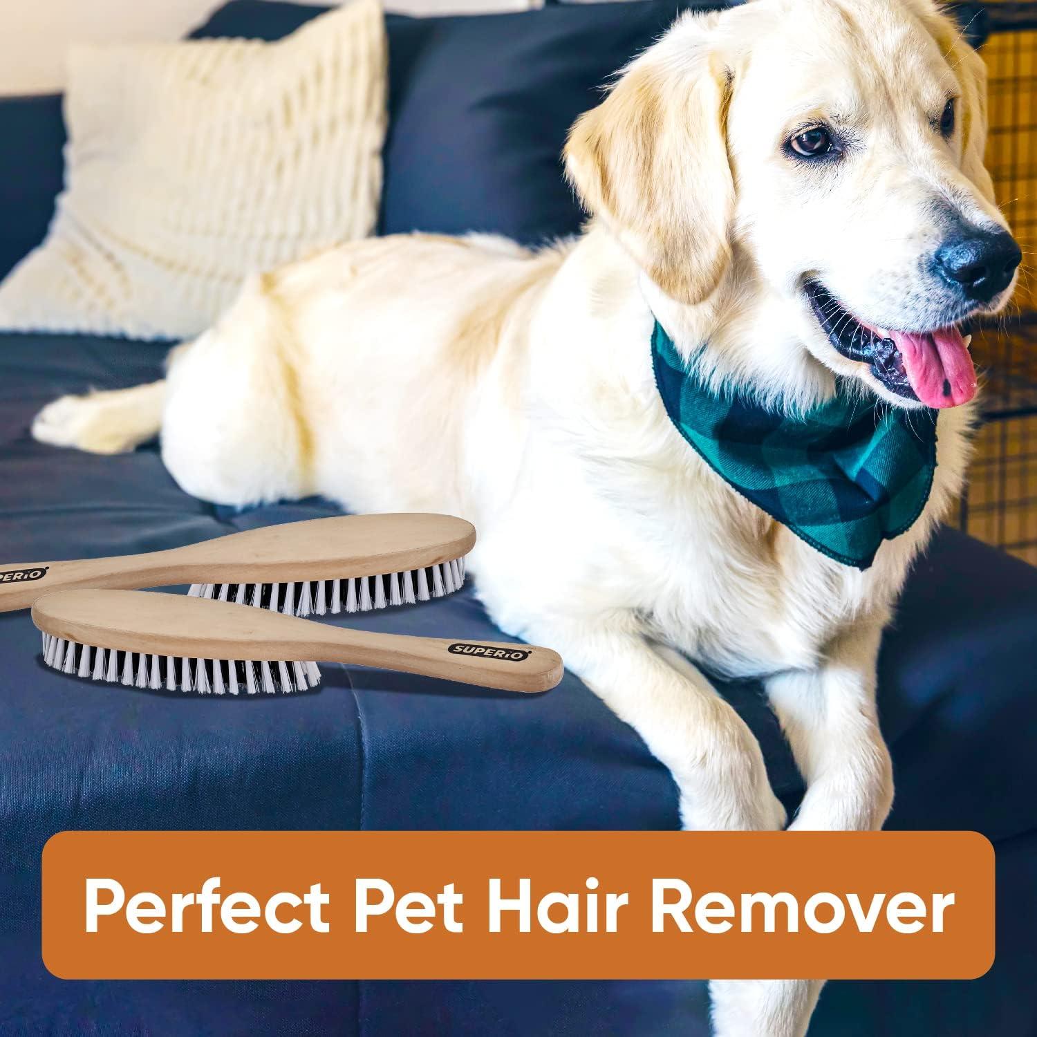 Cepillo de Ropa Superio 29.2cm Mango de Madera Cerdas Resistentes