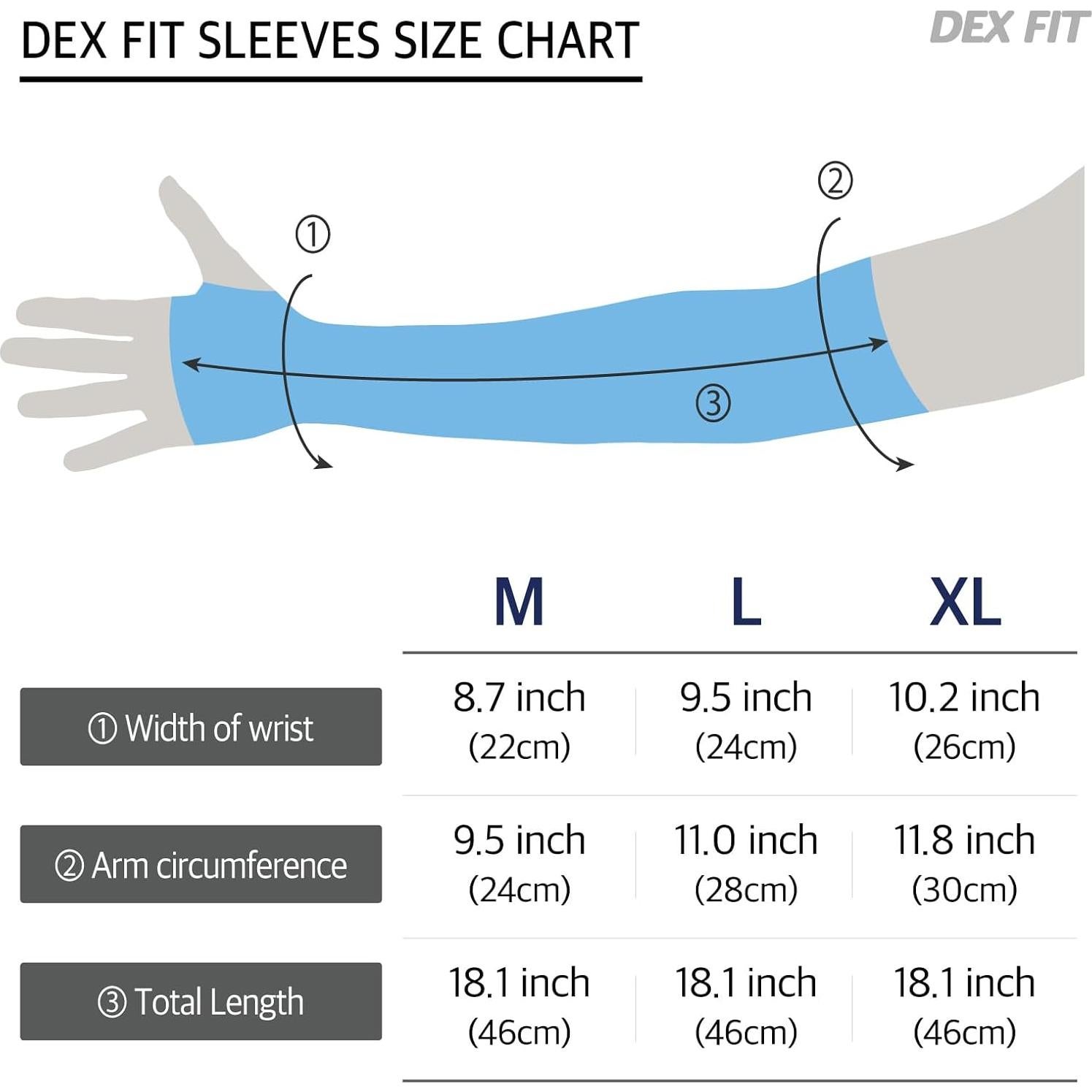 Mangas Resistentes a Cortes DEX FIT SSG913S Azul Mediano