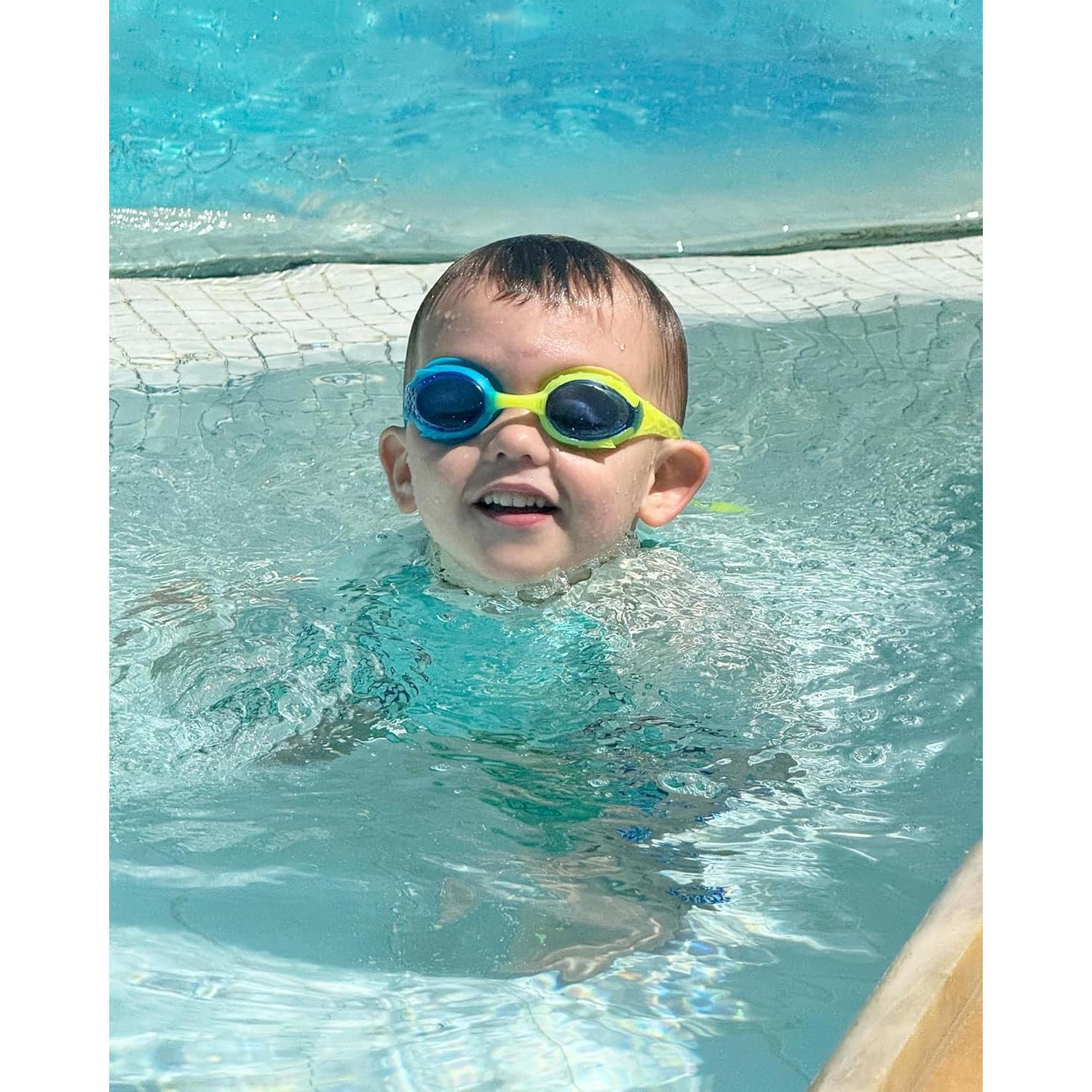 Gafas de natación para niños OutdoorMaster 2 Pack - Diseño pez