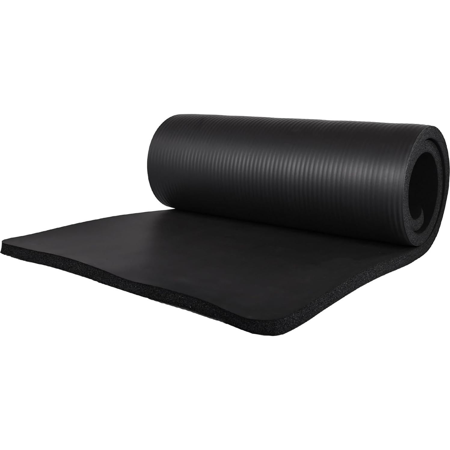 Set de Yoga BalanceFrom 7 Piezas con Esterilla 2.54 cm Negro