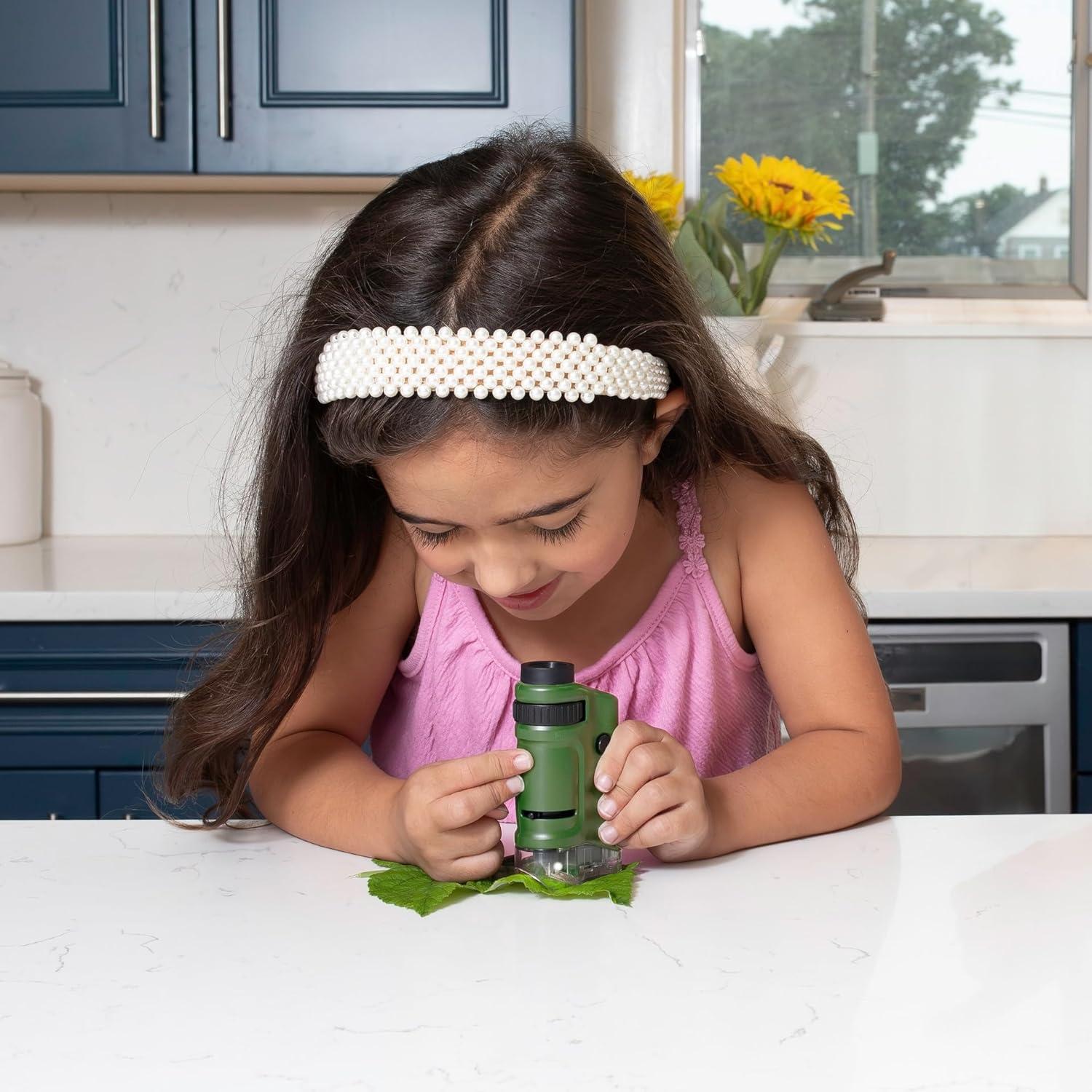 Microscopio de Bolsillo Carson MicroBrite 20x-40x LED - Juego de 6