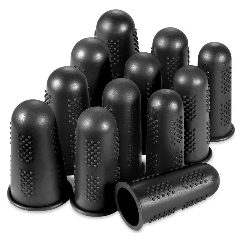 Protectores de Dedos de Silicona AUSWAUR 12 Piezas 3 Tamaños