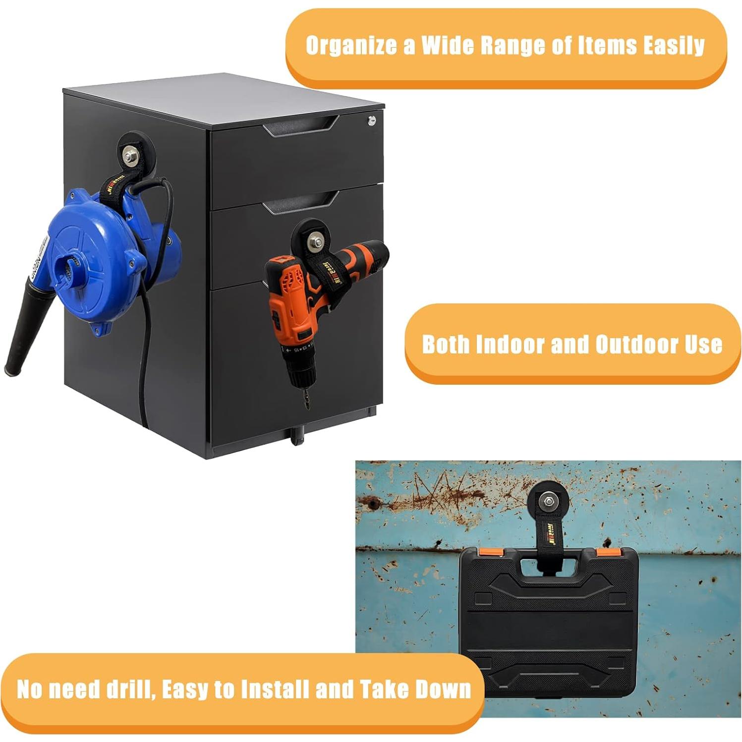 Gancho Magnético Juformin Alta Resistencia 2 Piezas 22.68 kg