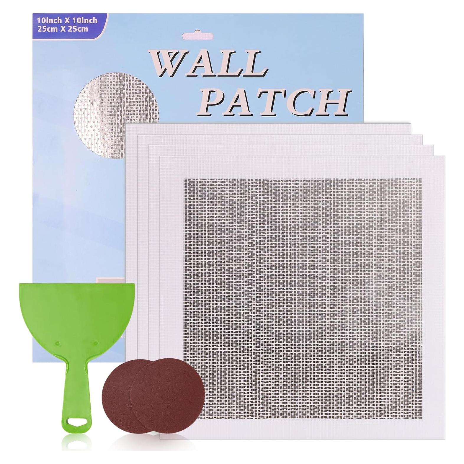 Kit de Reparación de Parches de Pared GMingZTong 4 Piezas 25 cm