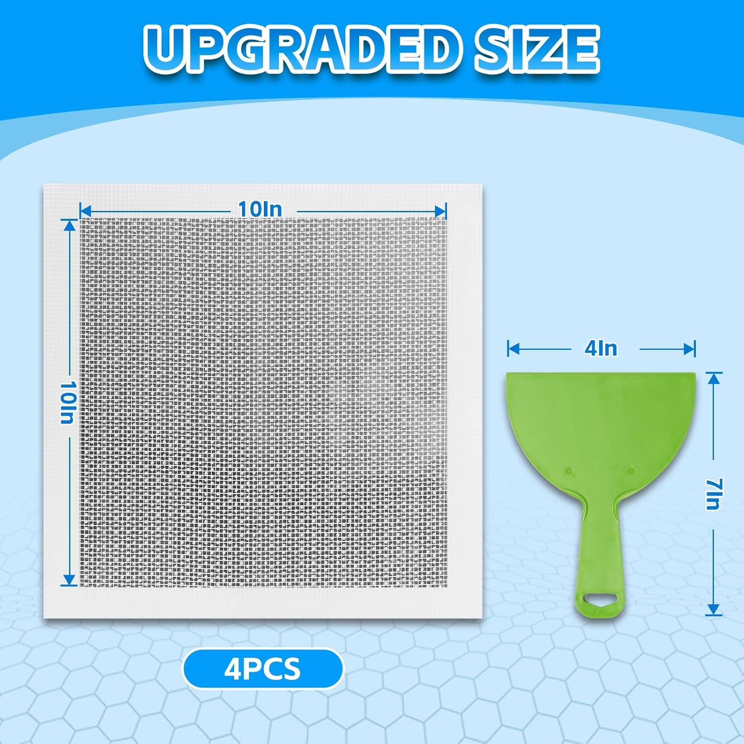 Kit de Reparación de Parches de Pared GMingZTong 4 Piezas 25 cm