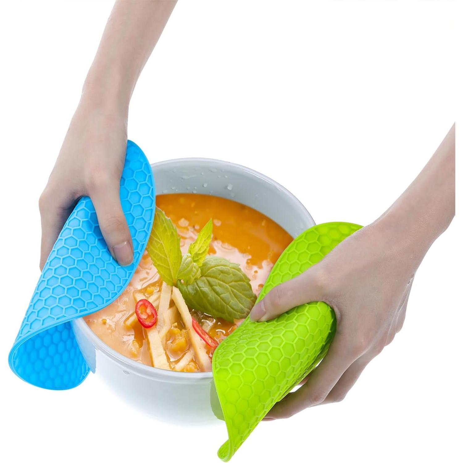 Alfombrillas de Silicona Boao 6 Piezas Antideslizantes 18x18cm