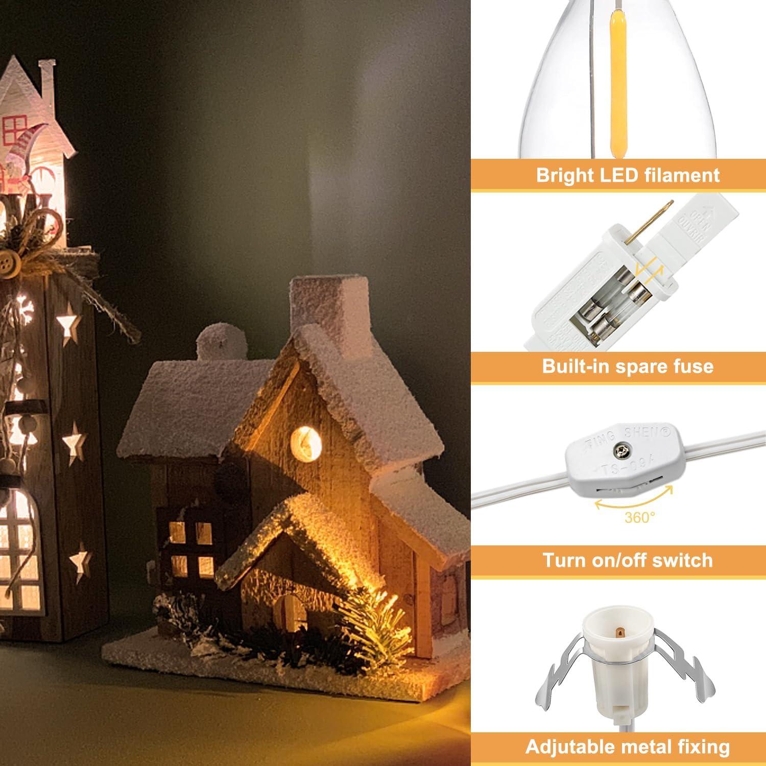 Cordón Accesorio LED C7 Tiadio 2.29m con Interruptor E12