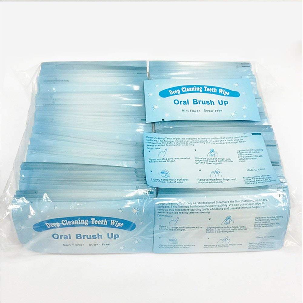 100 Toallitas Desechables Texturizadas SZ para Limpieza Dental