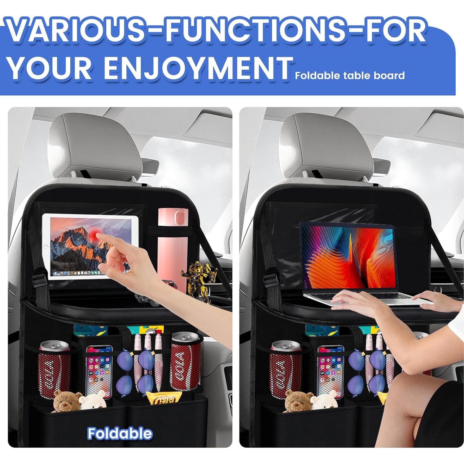 Organizador de Asiento de Coche Genérico Negro 1 Pieza 11L