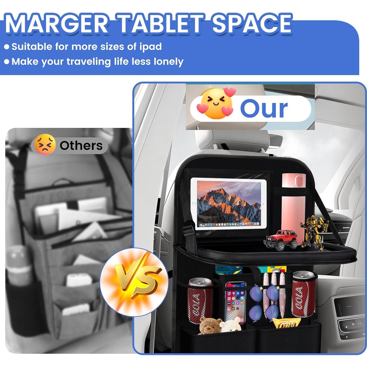 Organizador de Asiento de Coche Genérico Negro 1 Pieza 11L