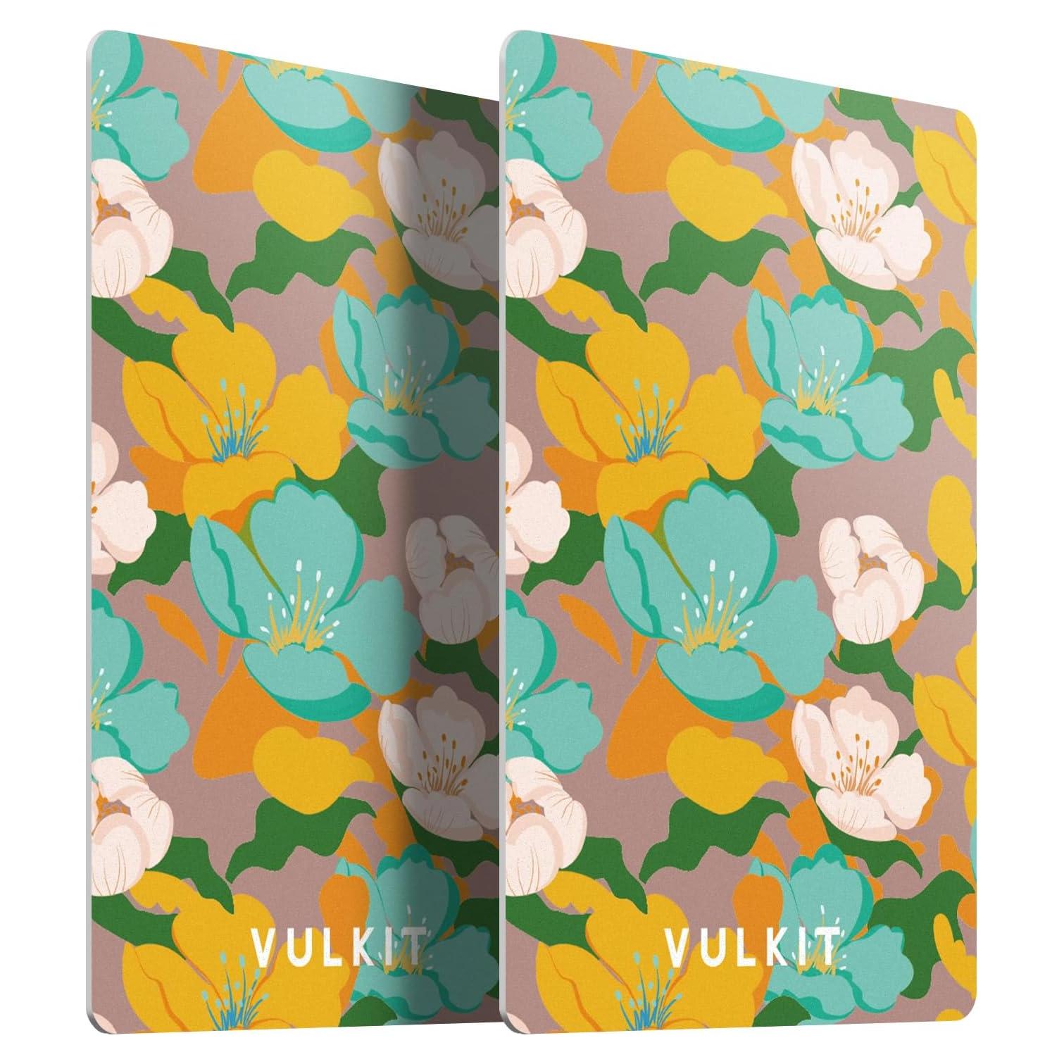 Tarjetas Bloqueadoras RFID VULKIT 2 Piezas Diseño Floral