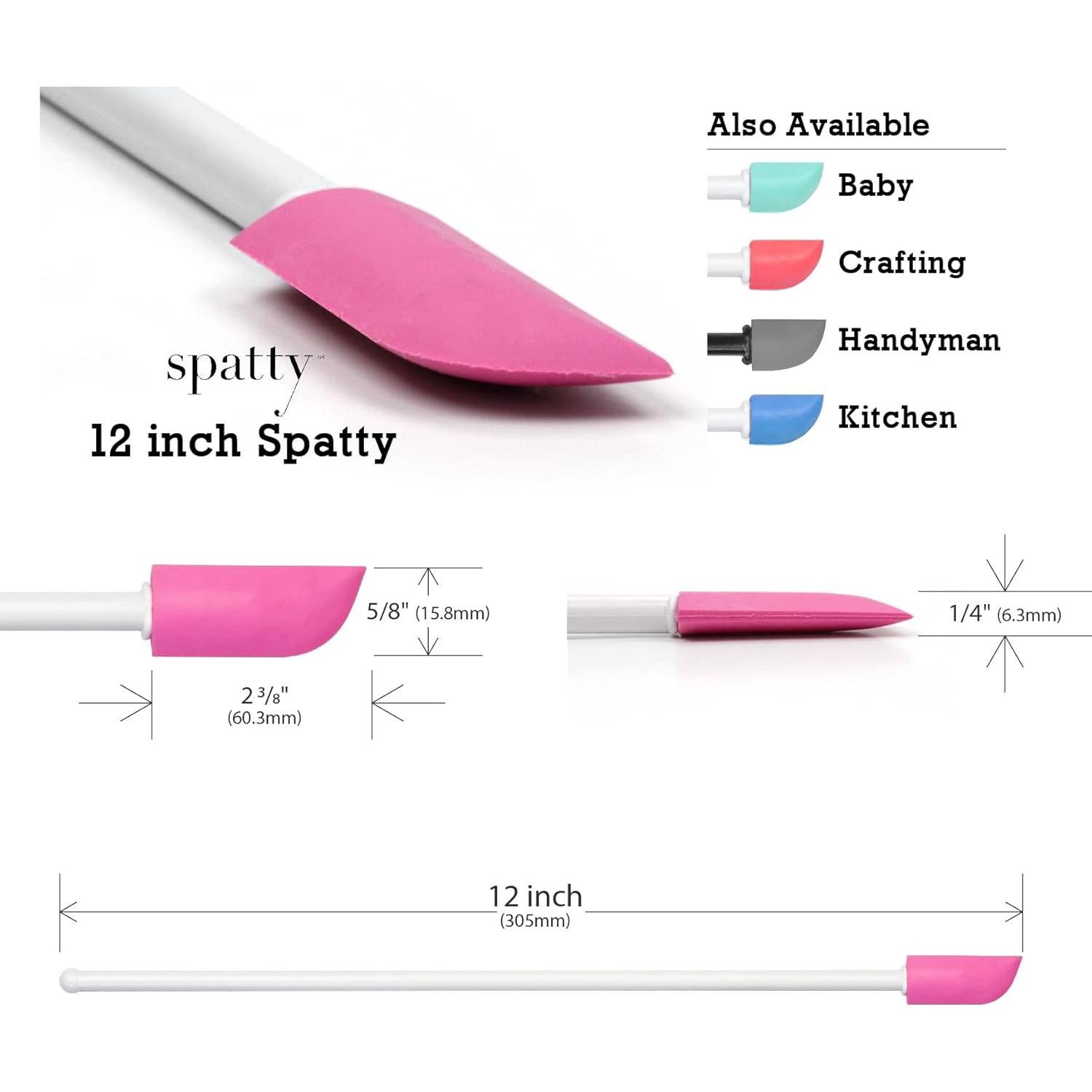 Espátula de Belleza Spatty Daddy 30.48 cm Rosa - Ahorra Producto
