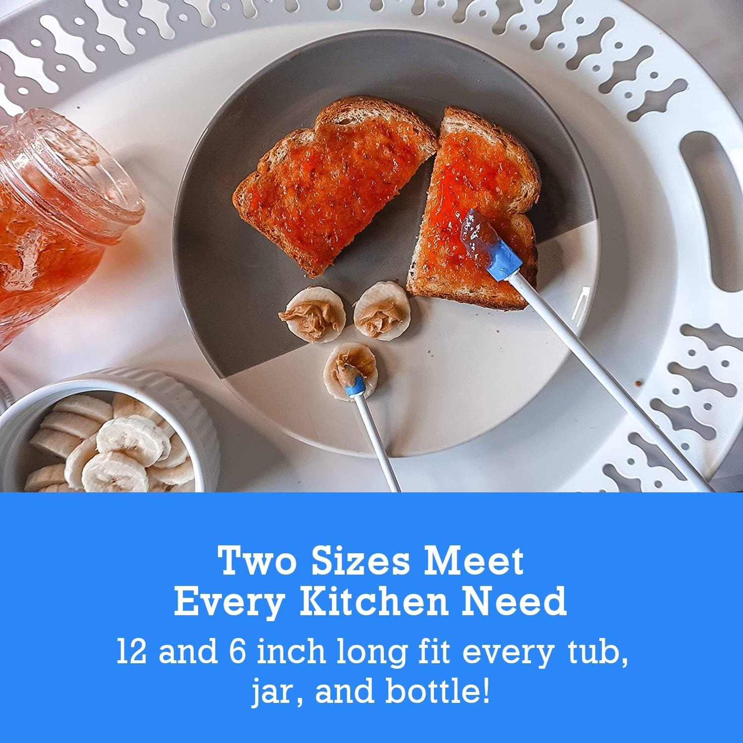 Espátulas Spatty Daddy 15 y 30 cm Rosa/Azul - Herramienta de Belleza