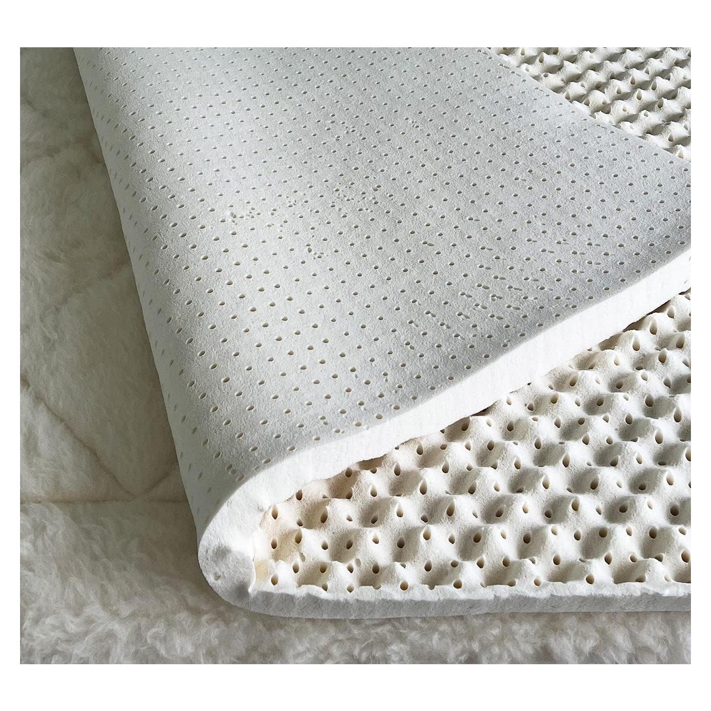 Colchón de Látex Orgánico Turmerry Individual 3.56 cm Firmeza Media