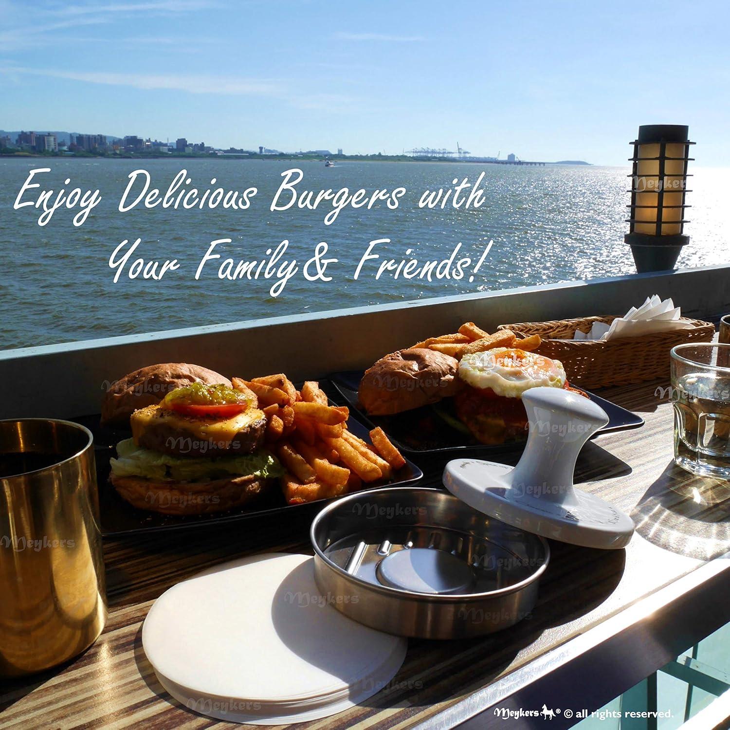 Hojas de Papel para Hamburguesas Meykers 300 Pcs 12.7 cm