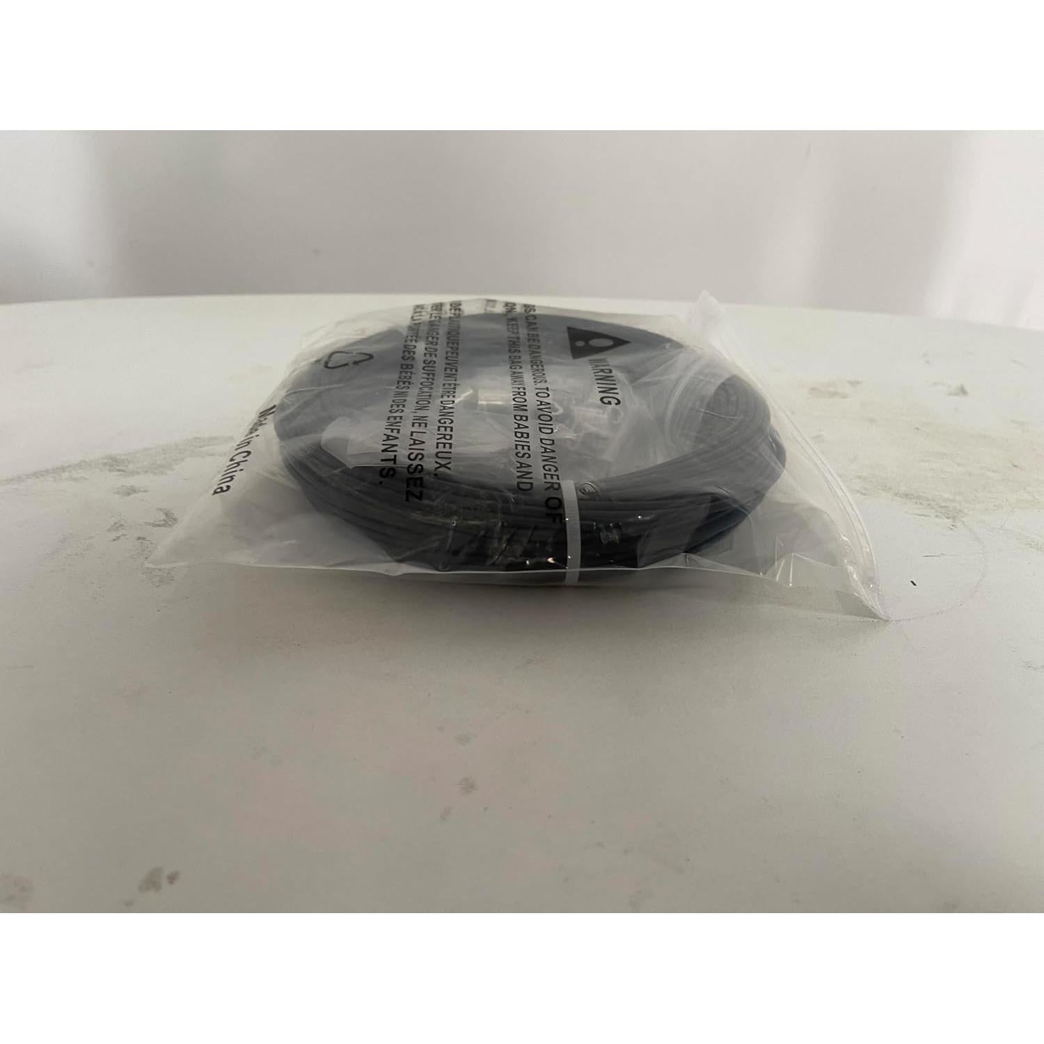 Kit de Cable de Acero Inoxidable 1/8 TooTaci 30.48m Vinilo Negro