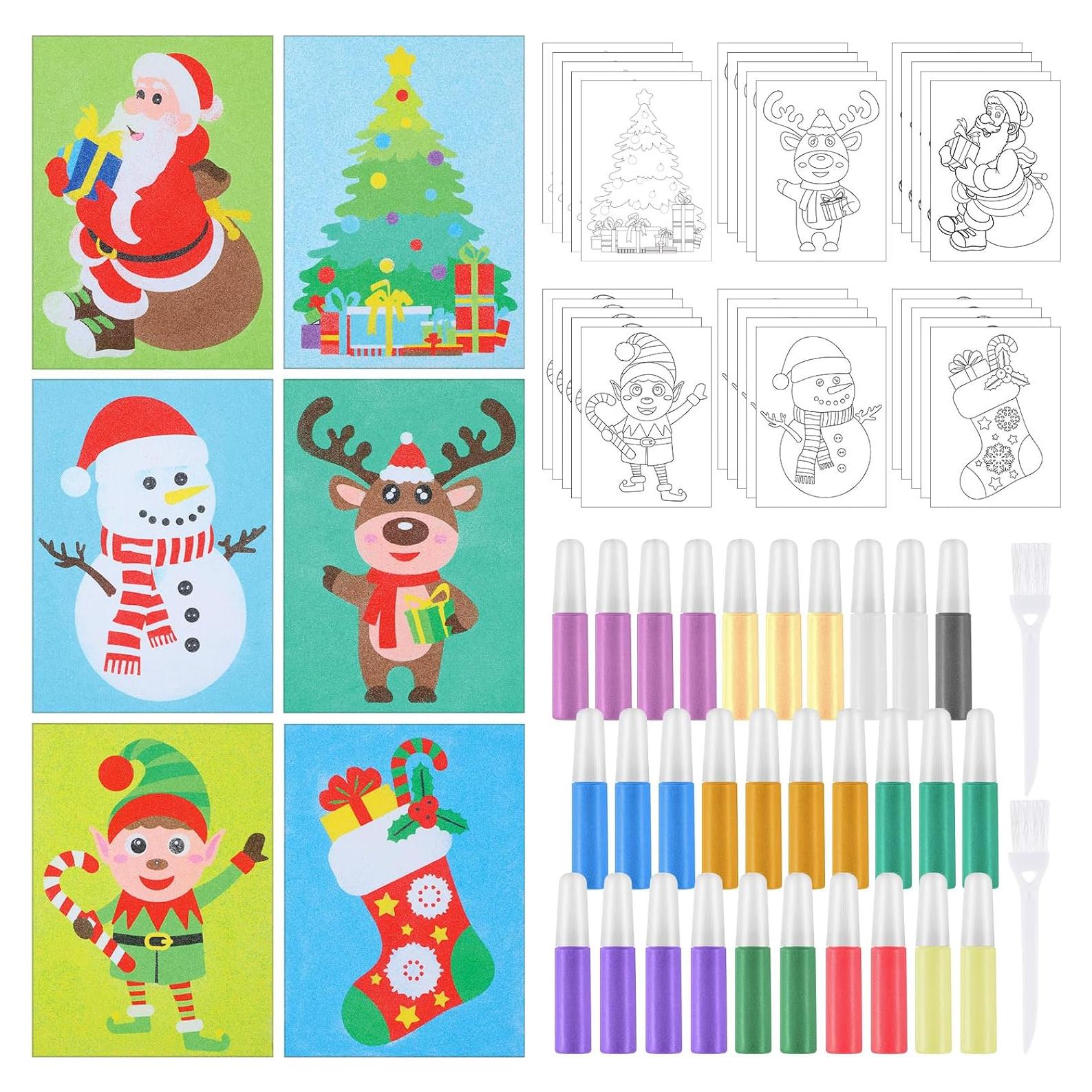 30 Juegos de Arte de Arena Navideños VercanMonth DIY