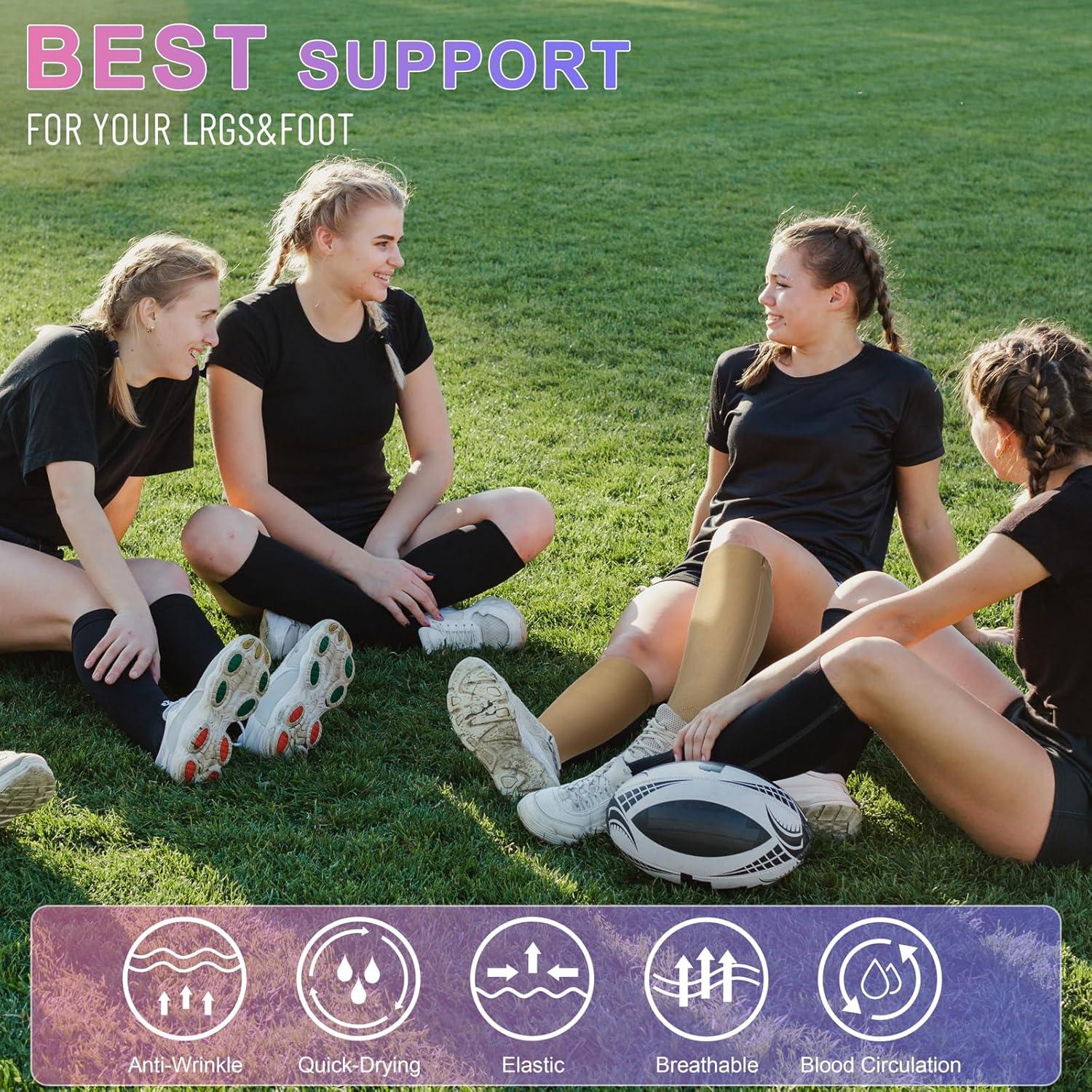 Calcetines de compresión Cerpit con cremallera 15-20 mmHg - 2 pares