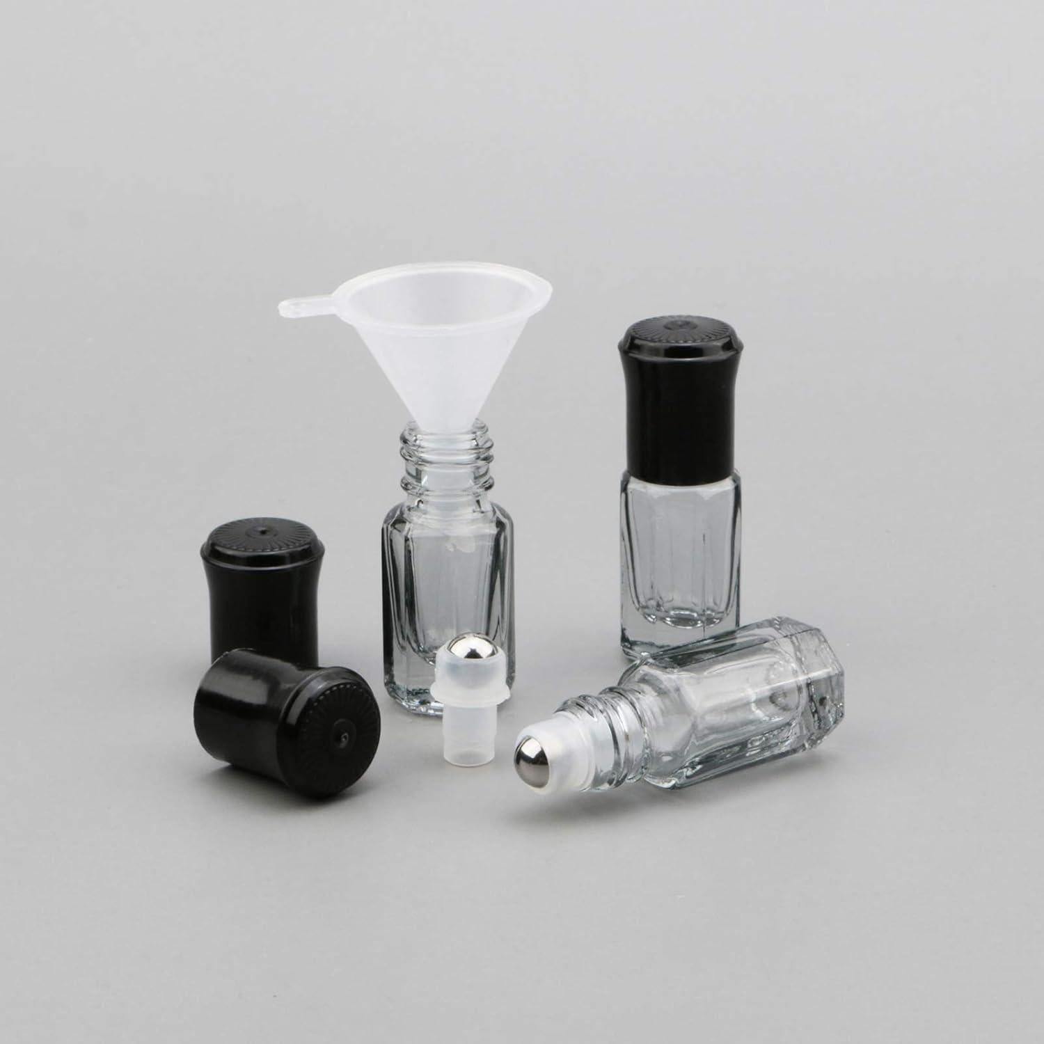 Botellas Roll-on de Vidrio Newzoll 3ml 8 Piezas Anti-UV