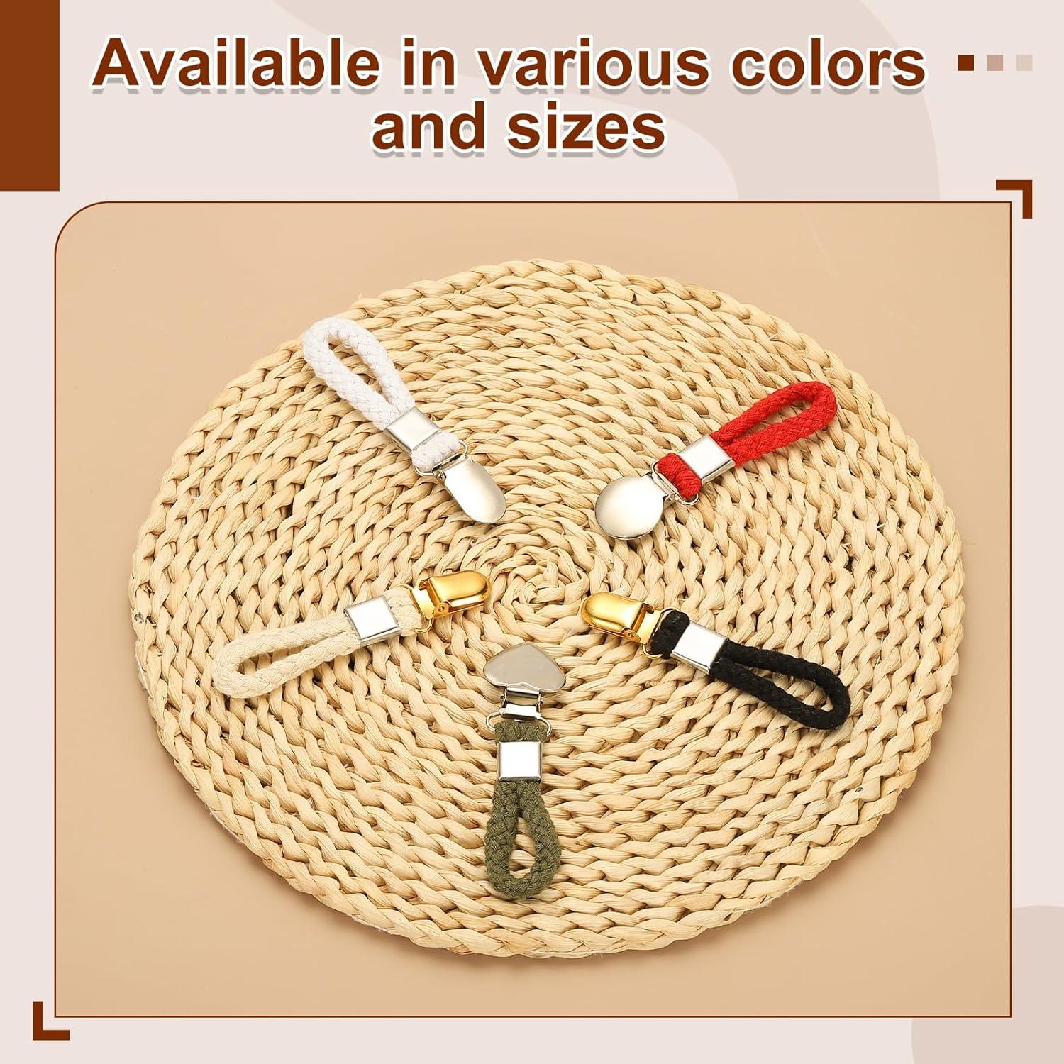 Clips para Toallas de Té PATIKIL 5 Pcs Beige 11x3.05 cm