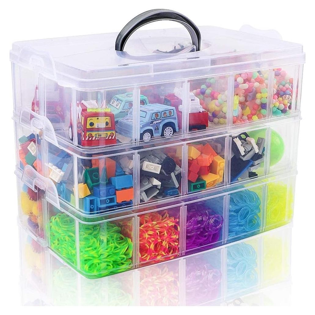 Caja de Almacenamiento Apilable SGHUO 3 Niveles 30 Compartimentos