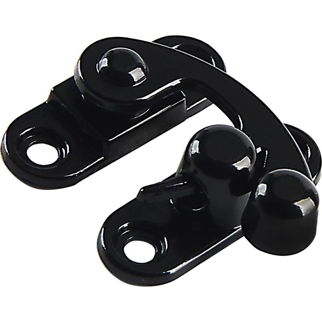 Cierre Antiguo RUIAN Gancho Derecho 33x28mm Negro 2 Pcs