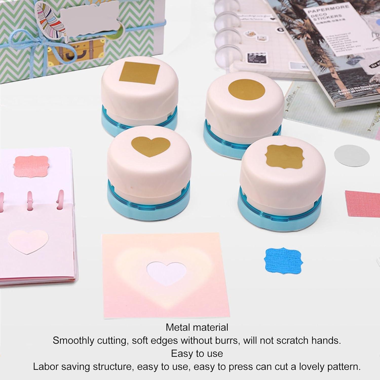 Troqueladora de Manualidades Cyrank - Esquinas Redondeadas, 4 Hojas