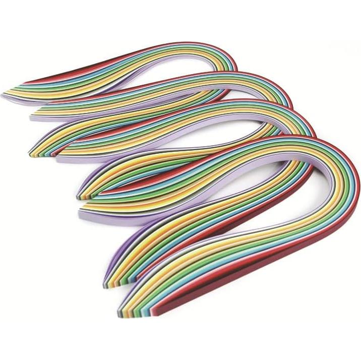 Tiras de Papel Quilling Gradiente ODETOJOY 5mm 180pcs 53cm