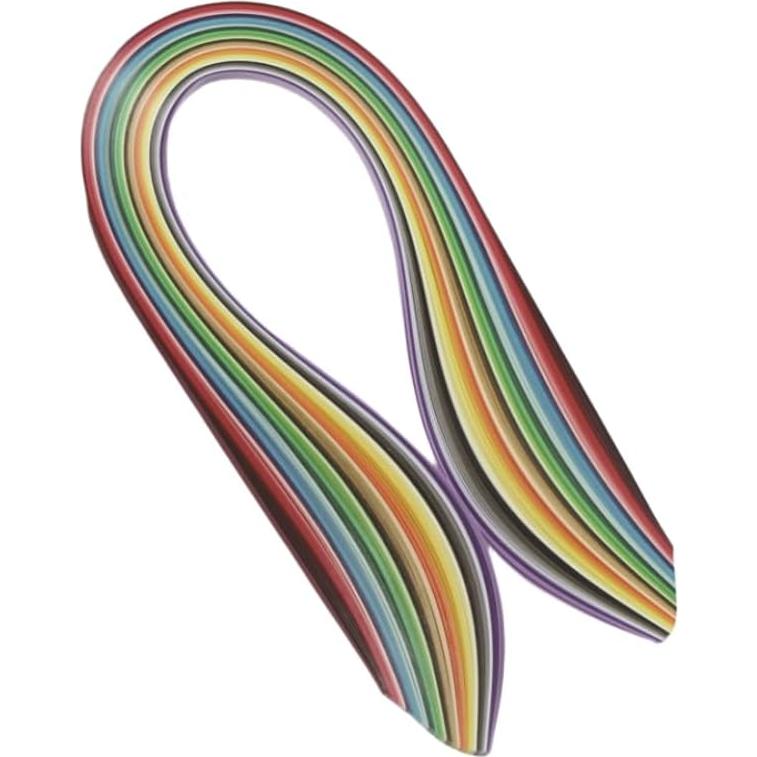 Tiras de Papel Quilling Gradiente ODETOJOY 5mm 180pcs 53cm
