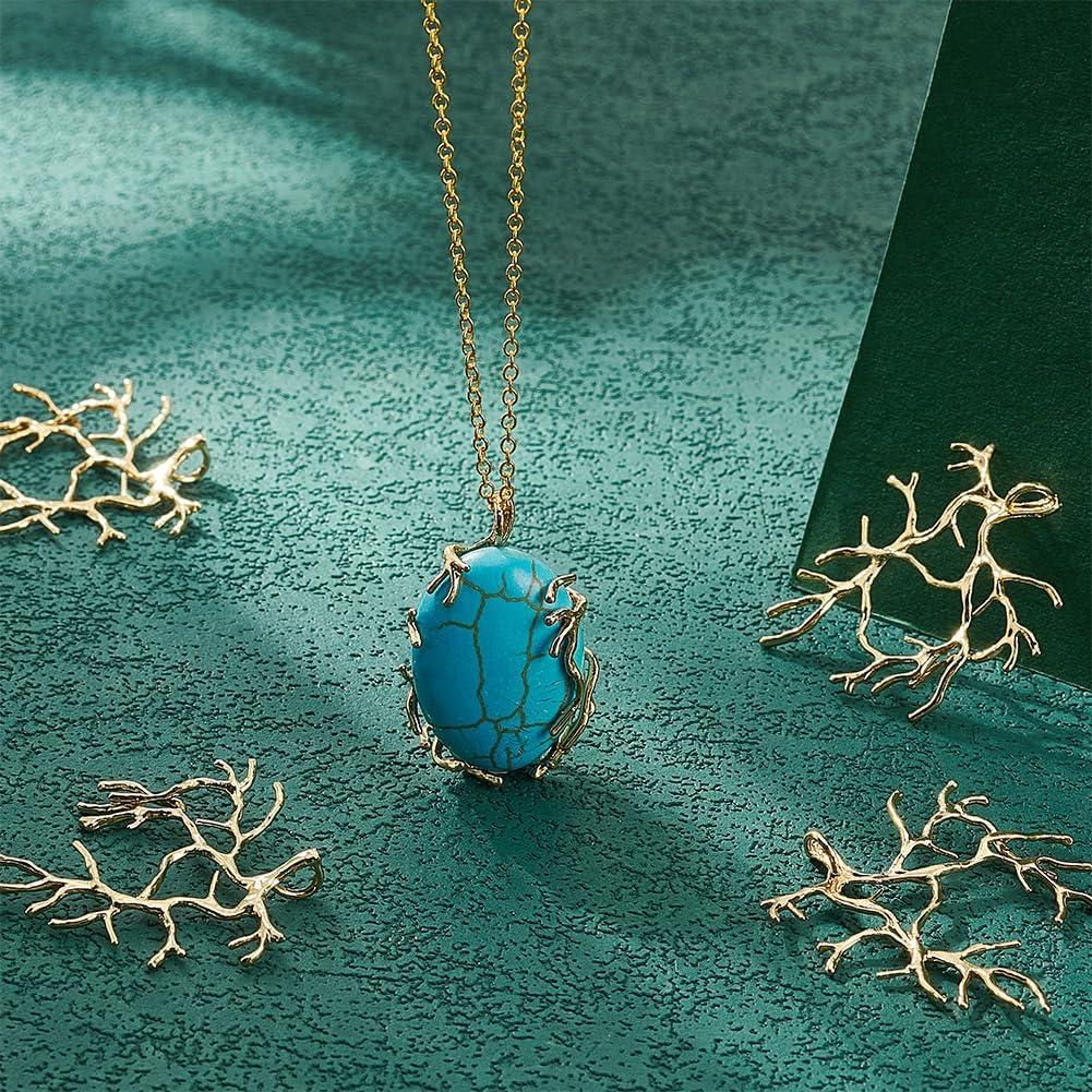 NBEADS 10 Piezas Colgantes de Garra Dorados para Joyería DIY