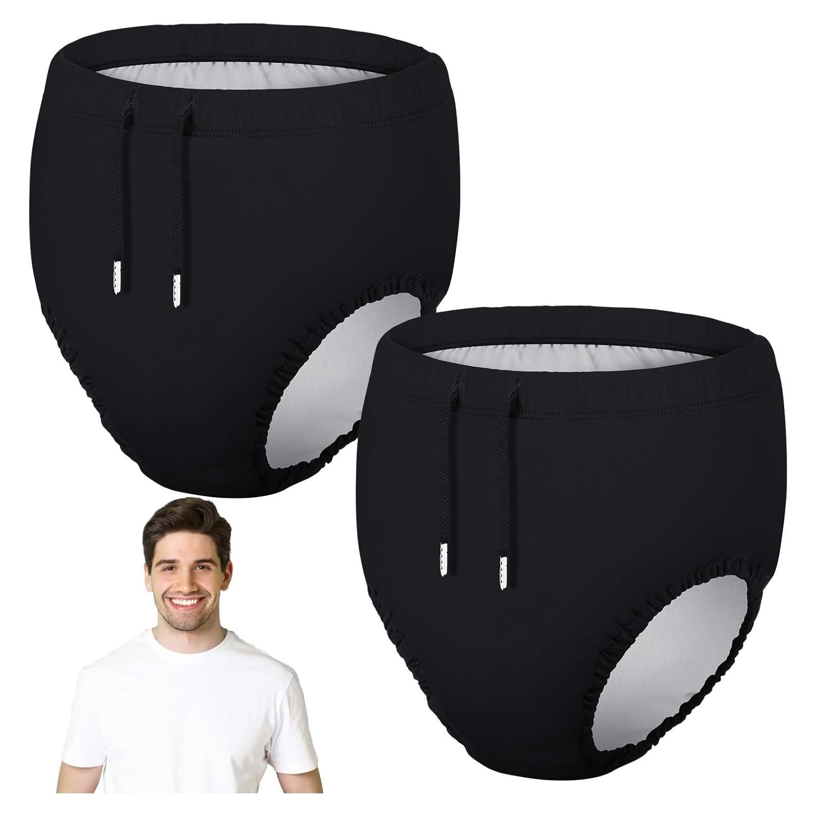 2 Pañales de Natación Reutilizables Glitopper para Adultos S