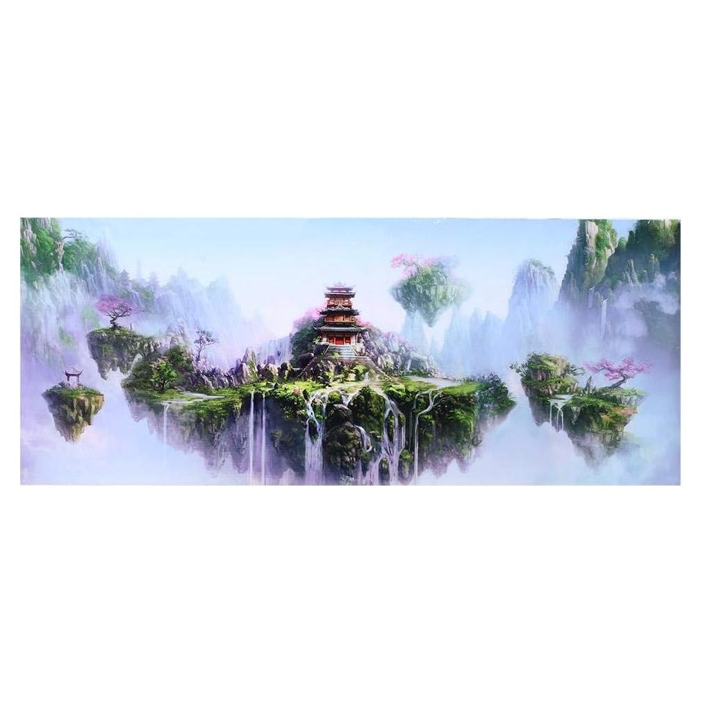 Póster de Acuario GLOGLOW Castillo en el Cielo PVC 61x30cm