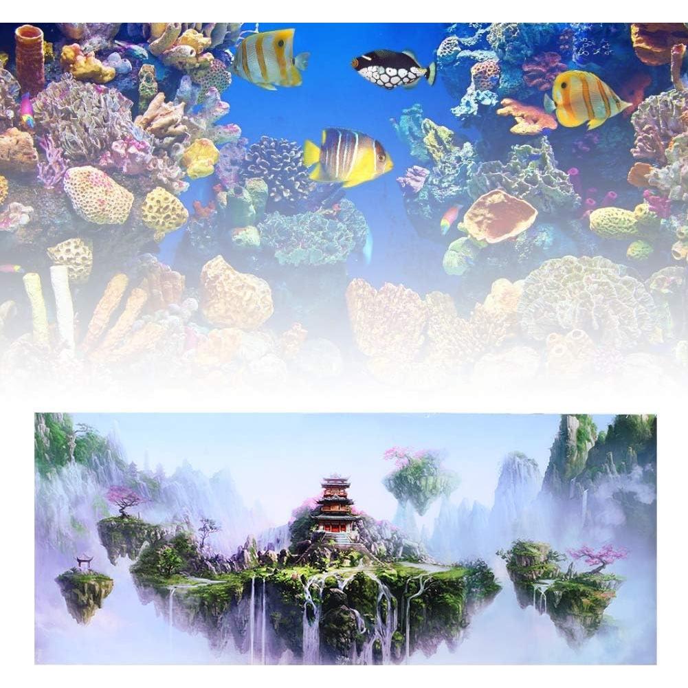 Póster de Acuario GLOGLOW Castillo en el Cielo PVC 61x30cm