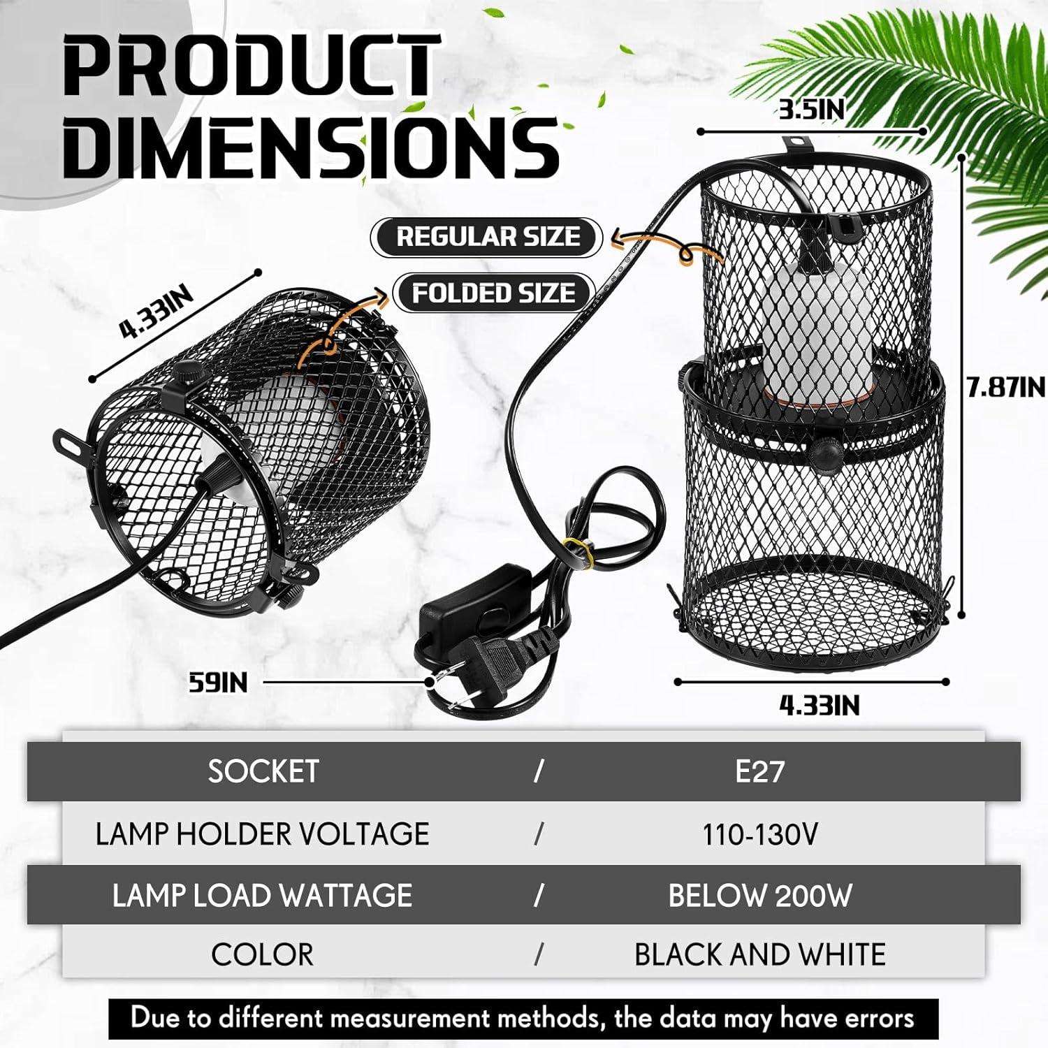 Soporte Retráctil para Lámpara de Calor VIHOSE 2 Pcs 20.5 cm