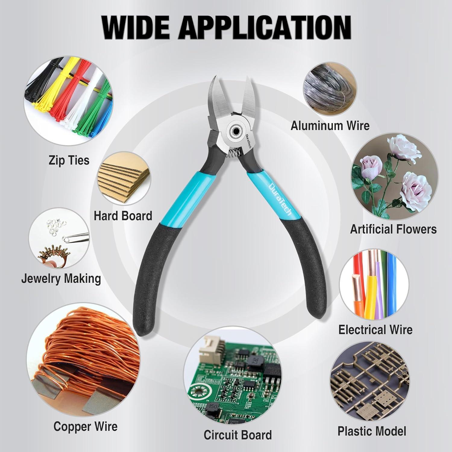 Cortador de Alambre DURATECH 5" Profesional Ultra Afilado