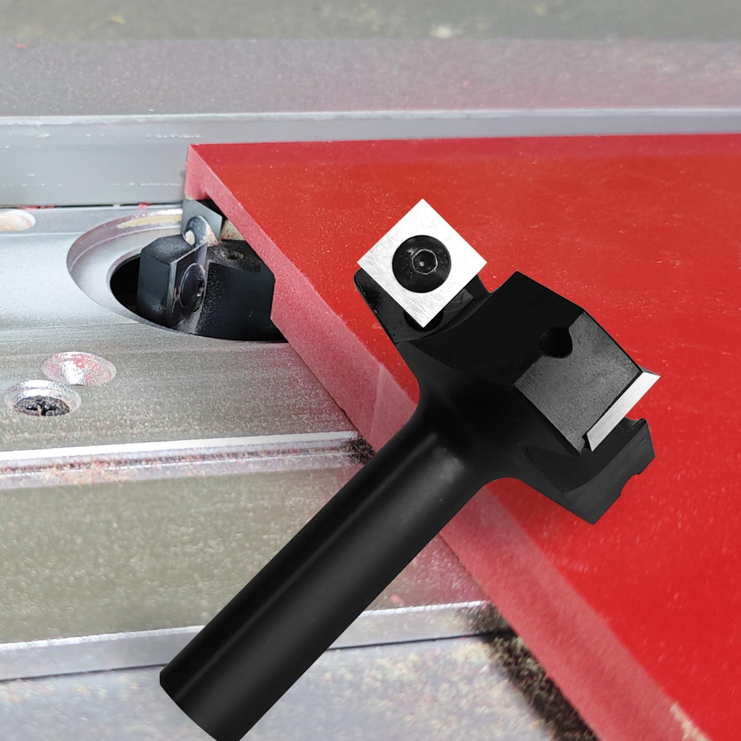 Fresa de Superficie CNC HIIZUG 1/2" Eje 50.8mm Diámetro 3 Flautas