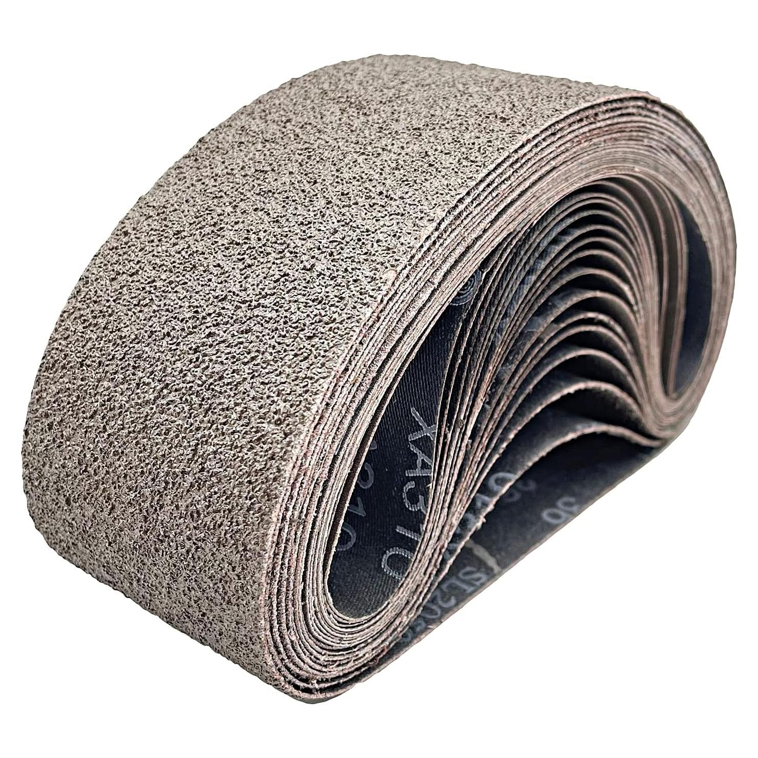 Cintas de Lijado 3x46 cm Taokyid 36 Granos Paquete de 10