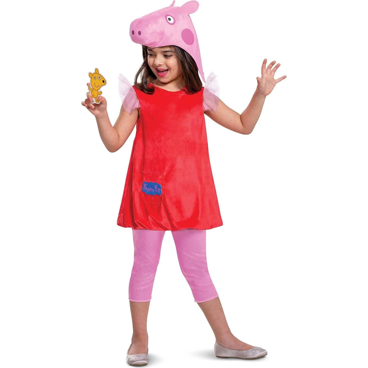 Disfraz Peppa Pig Deluxe Niñas con Sombrero Laplander