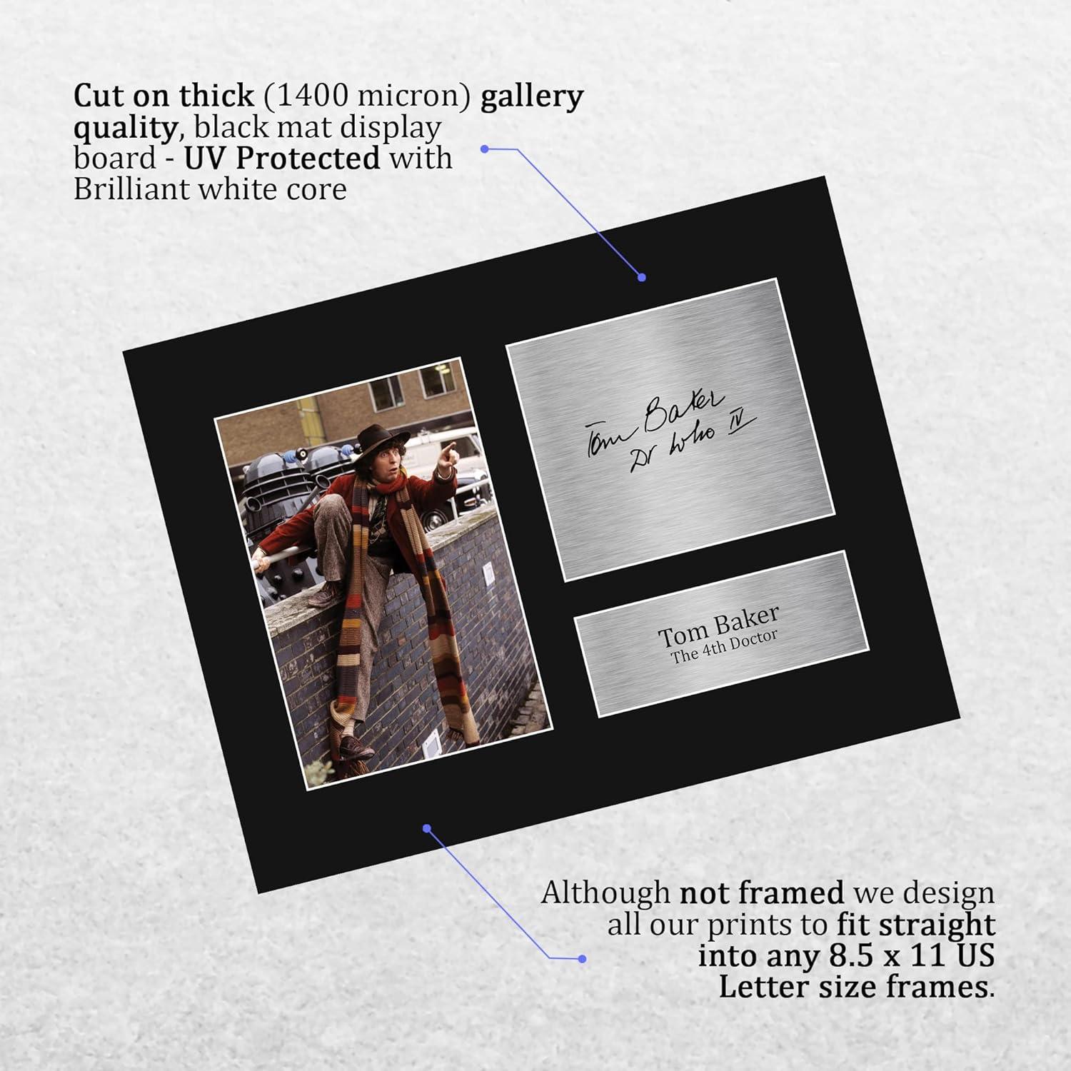 Foto Autografiada Tom Baker HWC Trading 21.6x27.9 cm