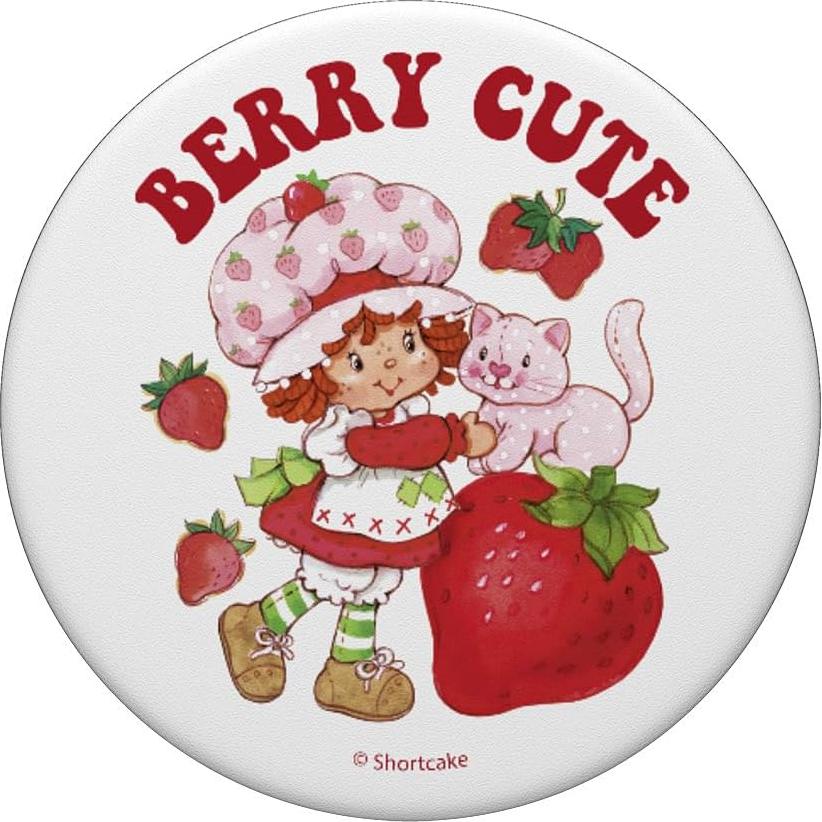 PopSocket Estándar Gato Vintage Strawberry Shortcake 10.9x8.6cm