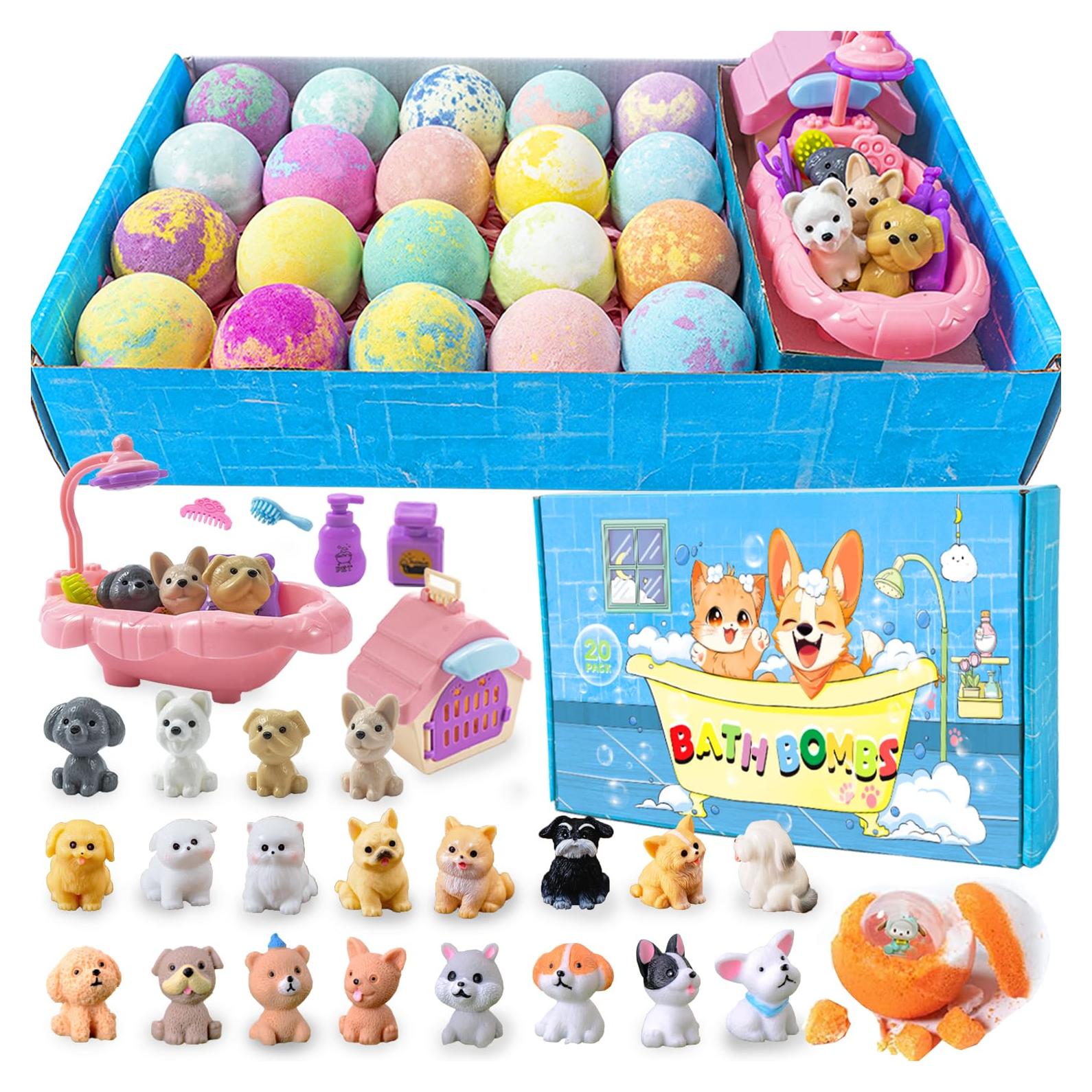 Bombas de Baño Kottke para Niños - 20 Aromas y Sorpresas